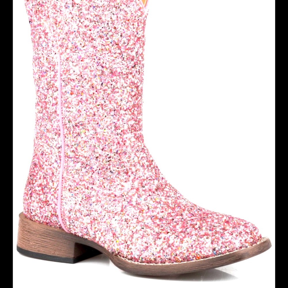 Roper Sparkly Pink Western Boots